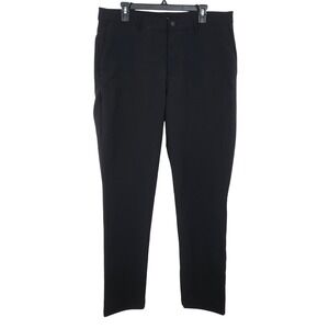 Banana Republic Performance Tech Slim Fit Pants Mens 36x31.5 Black Casual Golf